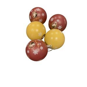 Florida State University FSU Snowflake Christmas Ornament set of 5